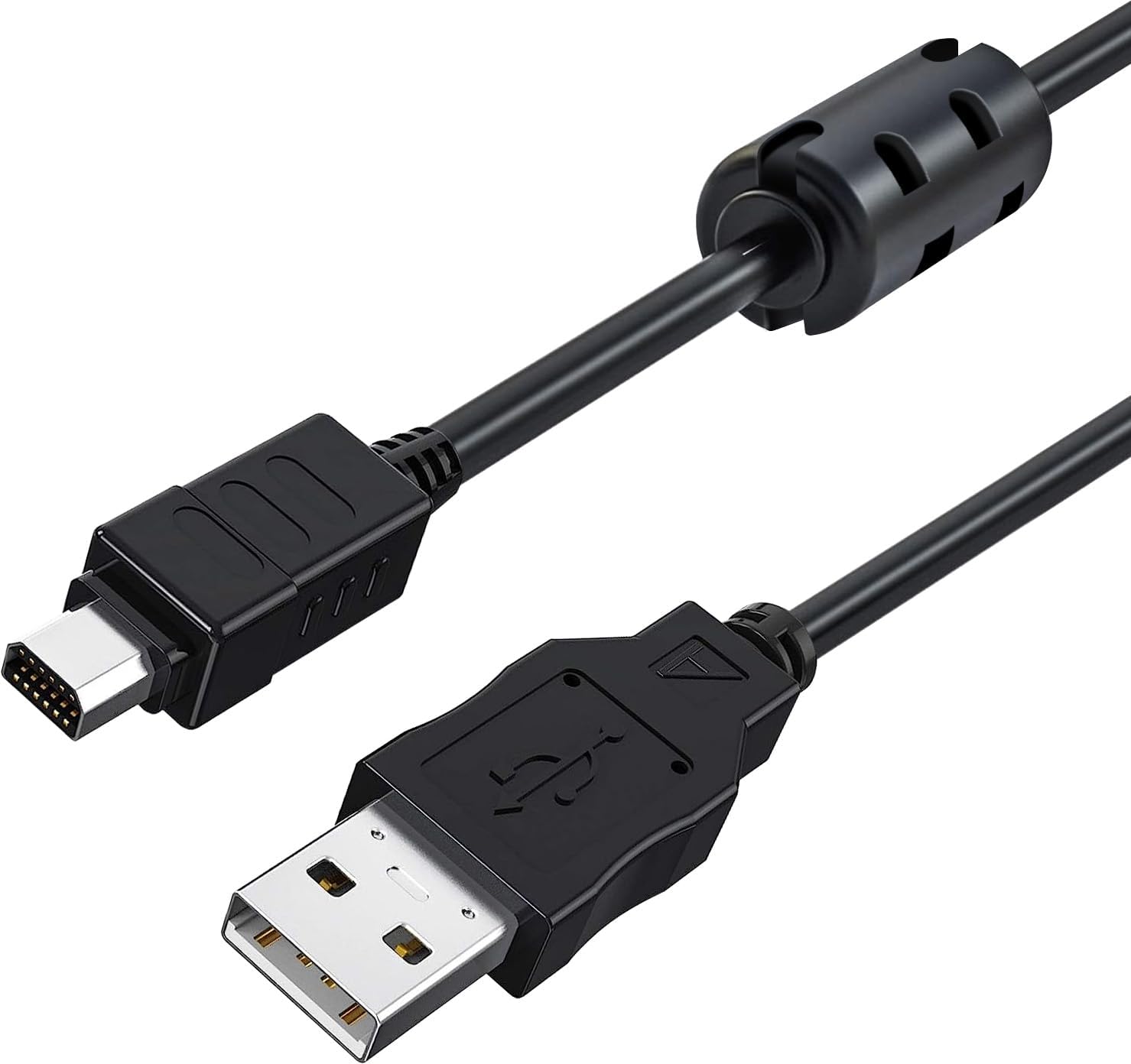 Amazon.co.jp: Camulti 150cm ブラック 12ピン USBデータ転送と充電